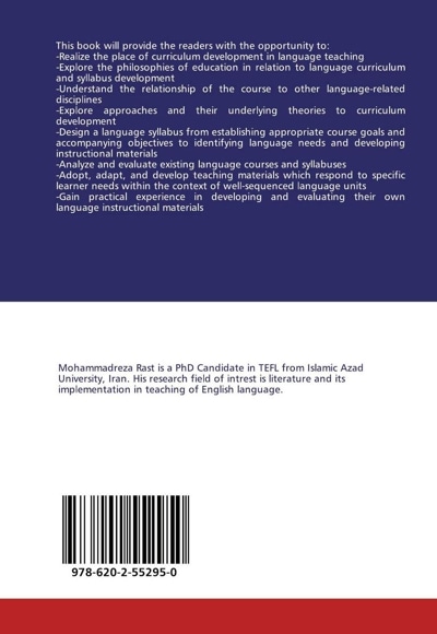 Language Curriculum Development and Planning